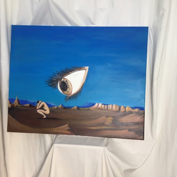 LThe Eye acrylic on canvas - Picture 15 of 16